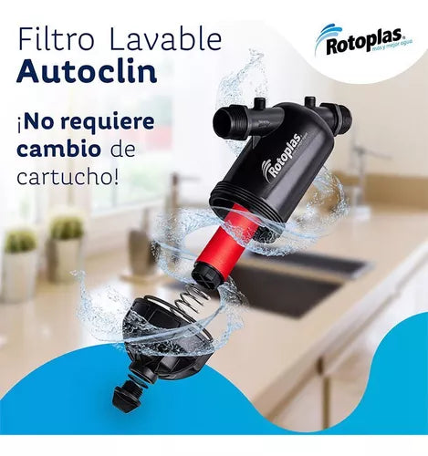 Filtro de Discos Lavable AutoClin Rotoplas 300427