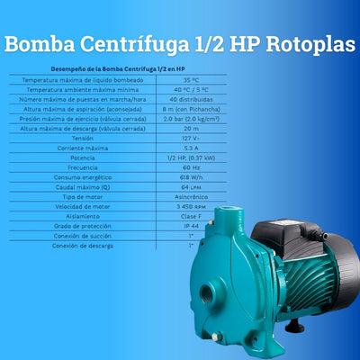 Bomba Centrífuga Rotoplas