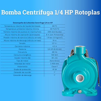 Bomba Centrífuga Rotoplas